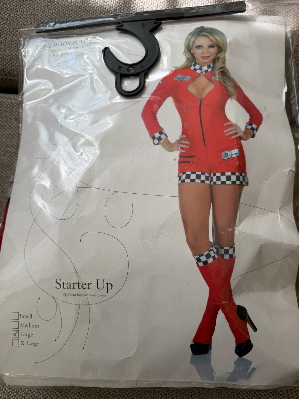Starter up Red Racing Costume for women